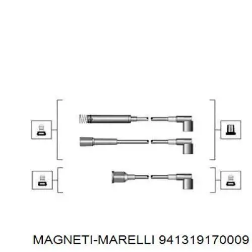Купити 941319170009 Magneti Marelli Провід високовольтні, комплект
