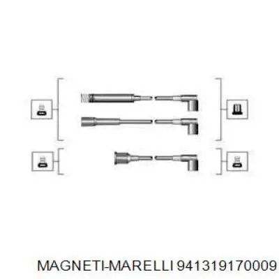 941319170009 Magneti Marelli дріт високовольтні, комплект