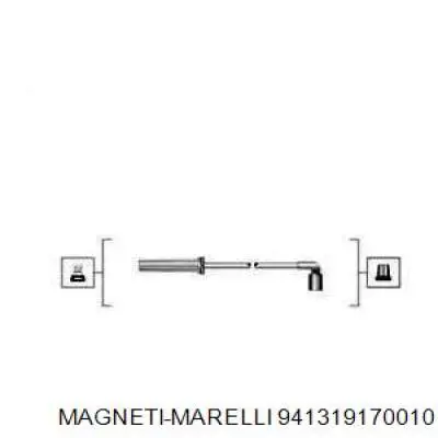 941319170010 Magneti Marelli дріт високовольтні, комплект