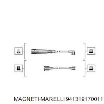 Дроти запалювання Magneti Marelli 941319170011 ціна, від 24.14 USD