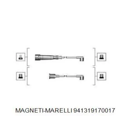 941319170017 Magneti Marelli дріт високовольтні, комплект