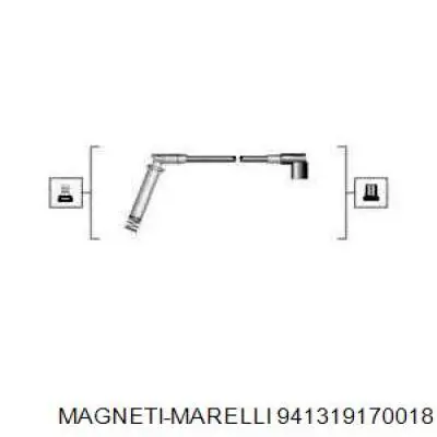 Купити 941319170018 Magneti Marelli Провід високовольтні, комплект