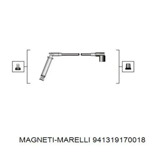 941319170018 Magneti Marelli Проводи високовольтні