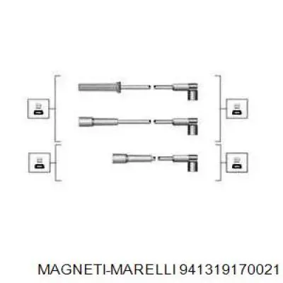 Дроти запалювання Magneti Marelli 941319170021 ціна, від 13.04 USD