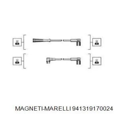 941319170024 Magneti Marelli Проводи високовольтні