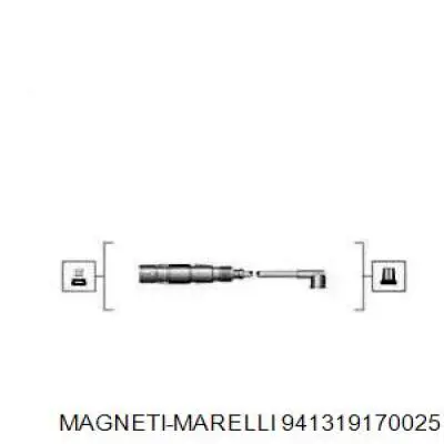 Дріт високовольтні, комплект 941319170025 Magneti Marelli