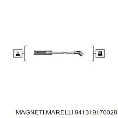 Дріт високовольтні, комплект 941319170028 Magneti Marelli