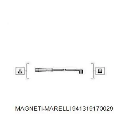 Дріт високовольтний, комплект 941319170029 Magneti Marelli