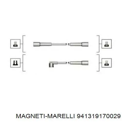 941319170029 Magneti Marelli Проводи високовольтні