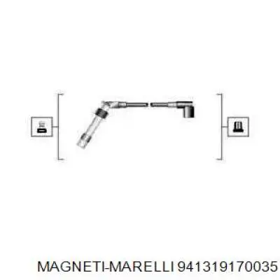 941319170035 Magneti Marelli дріт високовольтні, комплект