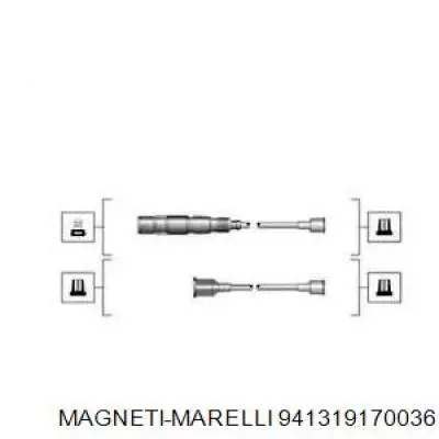 Купити 941319170036 Magneti Marelli Провід високовольтні, комплект