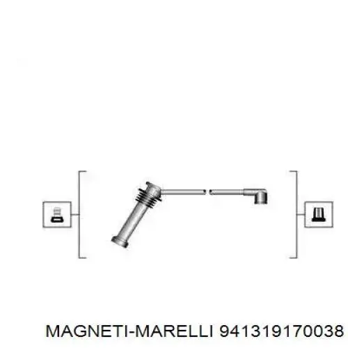 Дроти запалювання Magneti Marelli 941319170038 ціна, від 17.67 USD