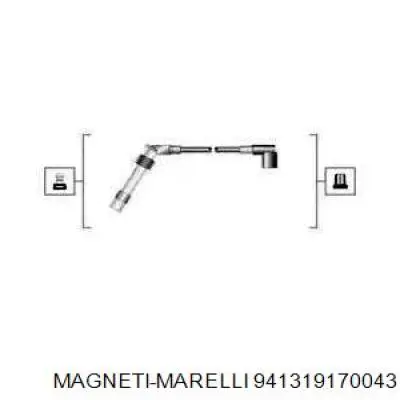 Дроти запалювання Magneti Marelli 941319170043 ціна, від 18.79 USD