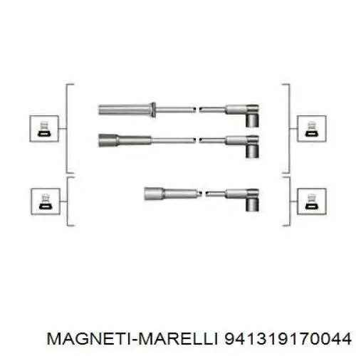 Купити 941319170044 Magneti Marelli Провід високовольтні, комплект