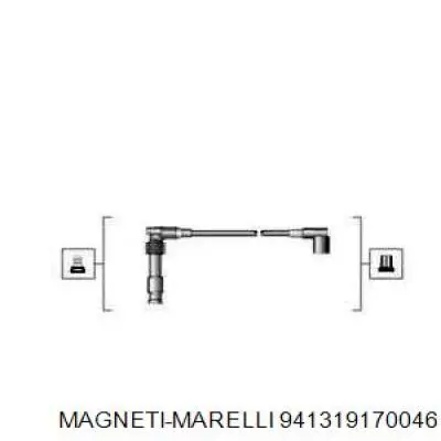 Дроти запалювання Magneti Marelli 941319170046 ціна, від 35.27 USD