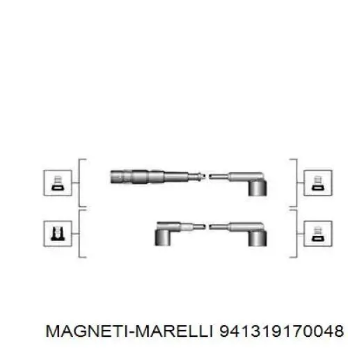 Дроти запалювання Magneti Marelli 941319170048 ціна, від 40.23 USD