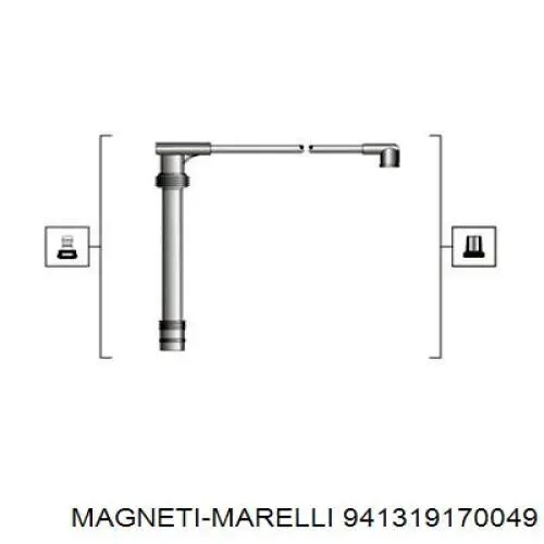 Купити 941319170049 Magneti Marelli Провід високовольтні, комплект