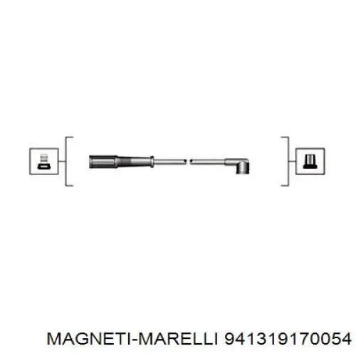 Дроти запалювання Magneti Marelli 941319170054 ціна, від 9.08 USD