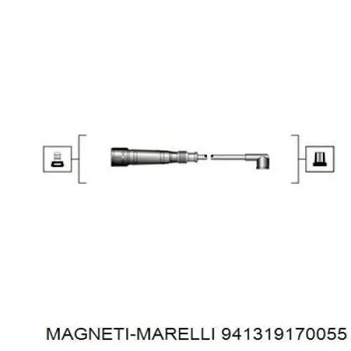 Купити 941319170055 Magneti Marelli Провід високовольтні, комплект