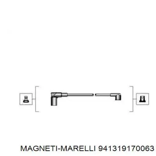 941319170063 Magneti Marelli Проводи високовольтні