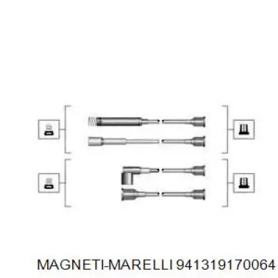 941319170064 Magneti Marelli дріт високовольтні, комплект