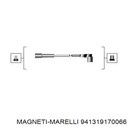 Купити MSQ0066 Magneti Marelli Провід високовольтні, комплект