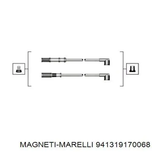 Купити 941319170068 Magneti Marelli Провід високовольтні, комплект