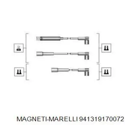 Купити 941319170072 Magneti Marelli Провід високовольтні, комплект