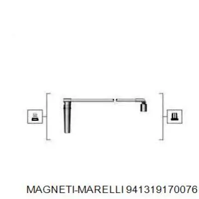 941319170076 Magneti Marelli Проводи високовольтні