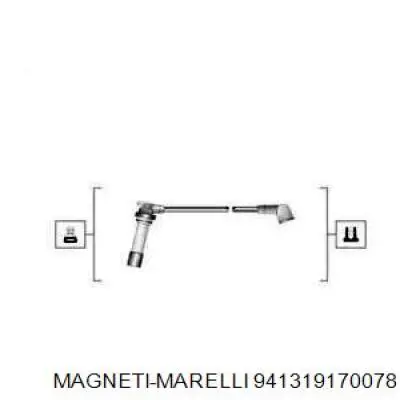 941319170078 Magneti Marelli дріт високовольтні, комплект