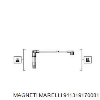 Дроти запалювання Magneti Marelli MSQ0081 ціна, від 36.70 USD