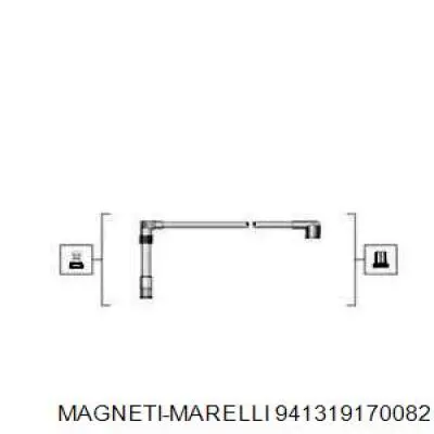 Купити 941319170082 Magneti Marelli Провід високовольтні, комплект
