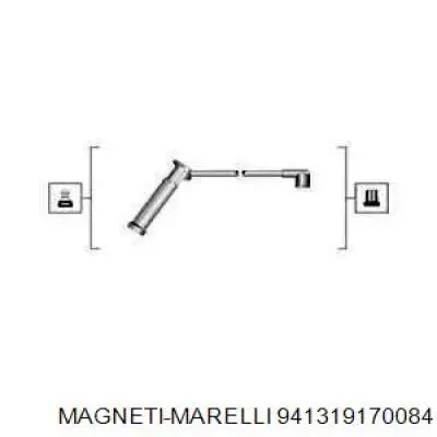 Дріт високовольтні, комплект 941319170084 Magneti Marelli