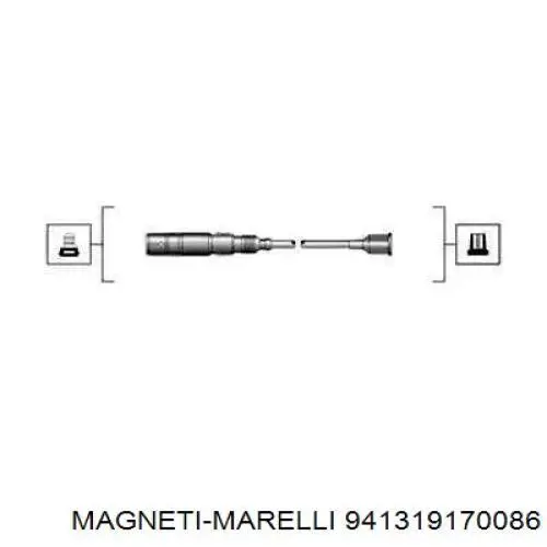 Дроти запалювання Magneti Marelli 941319170086 ціна, від 39.47 USD