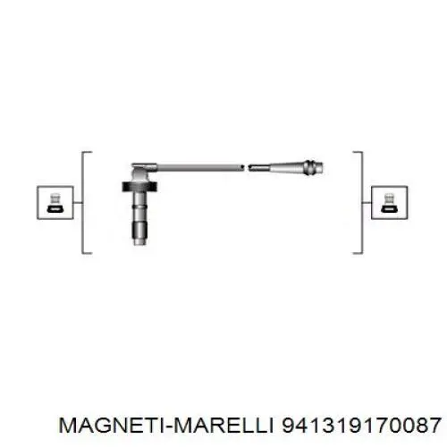 941319170087 Magneti Marelli дріт високовольтні, комплект
