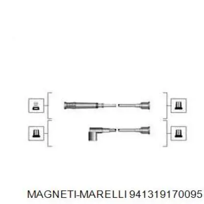 Дроти запалювання Magneti Marelli 941319170095 ціна, від 40.50 USD