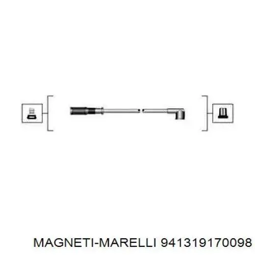 Дроти запалювання Magneti Marelli 941319170098 ціна, від 13.65 USD
