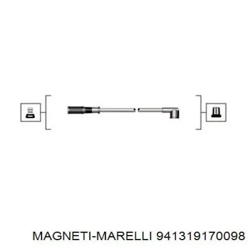 Купити 941319170098 Magneti Marelli Провід високовольтні, комплект