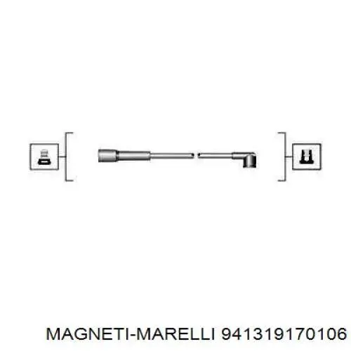 Дріт високовольтний, комплект 941319170106 Magneti Marelli