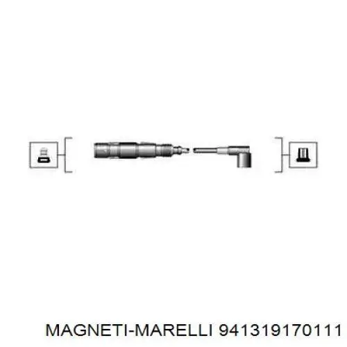 Дроти запалювання Magneti Marelli 941319170111 ціна, від 33.36 USD