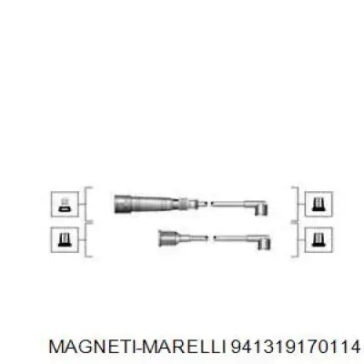 Високовольтні дроти 941319170114 Magneti Marelli