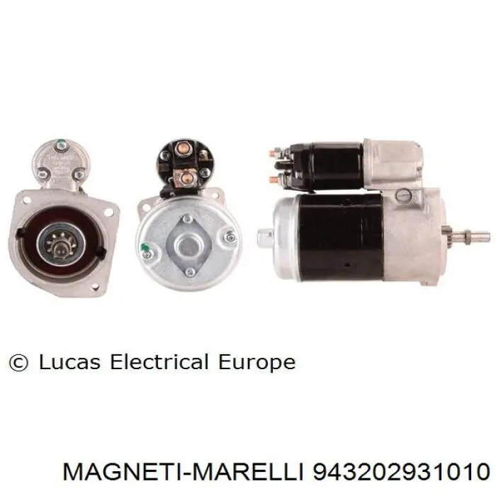 Стартер Magneti Marelli 943202931010 ціна, від 97.64 USD