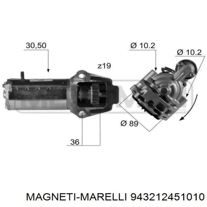 Купити 943212451010 Magneti Marelli Стартер