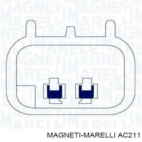 Механізм склопідіймача двері передньої, лівої AC211 Magneti Marelli