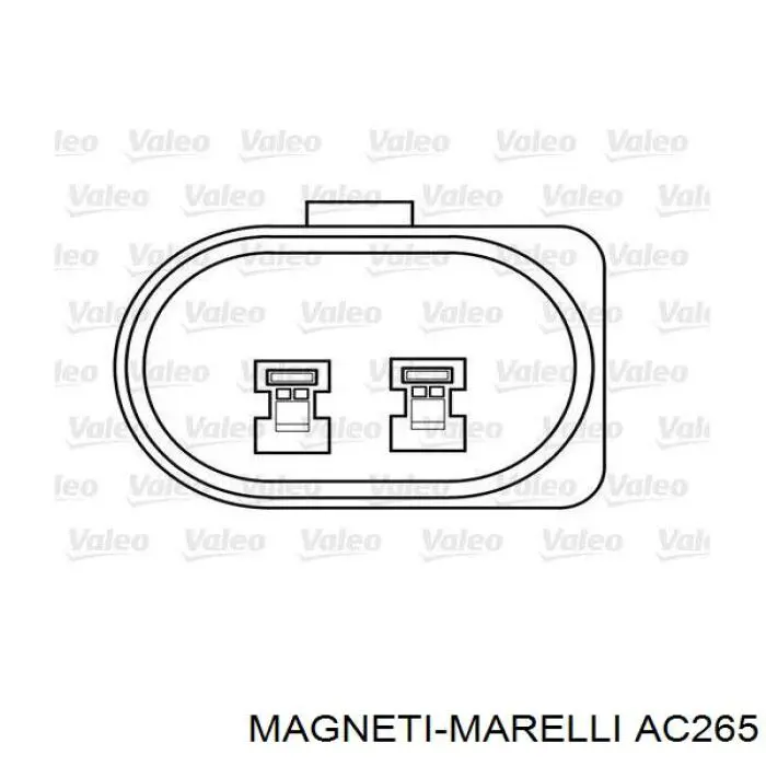 Механізм склопідіймача двері передньої, правої AC265 Magneti Marelli