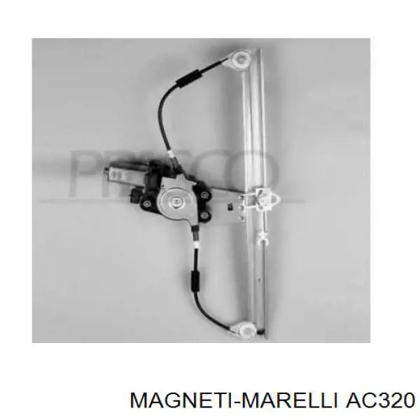 Механізм склопідіймача дверей передніх, правих Magneti Marelli AC320 ціна, від 46.00 USD