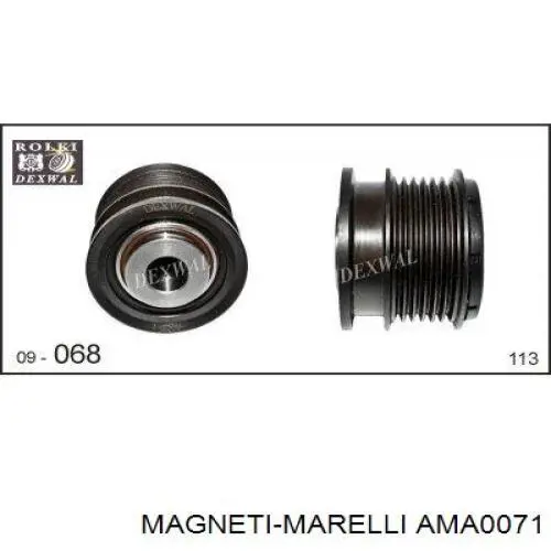 Інерційний шків Magneti Marelli AMA0071 ціна, від 33.47 USD