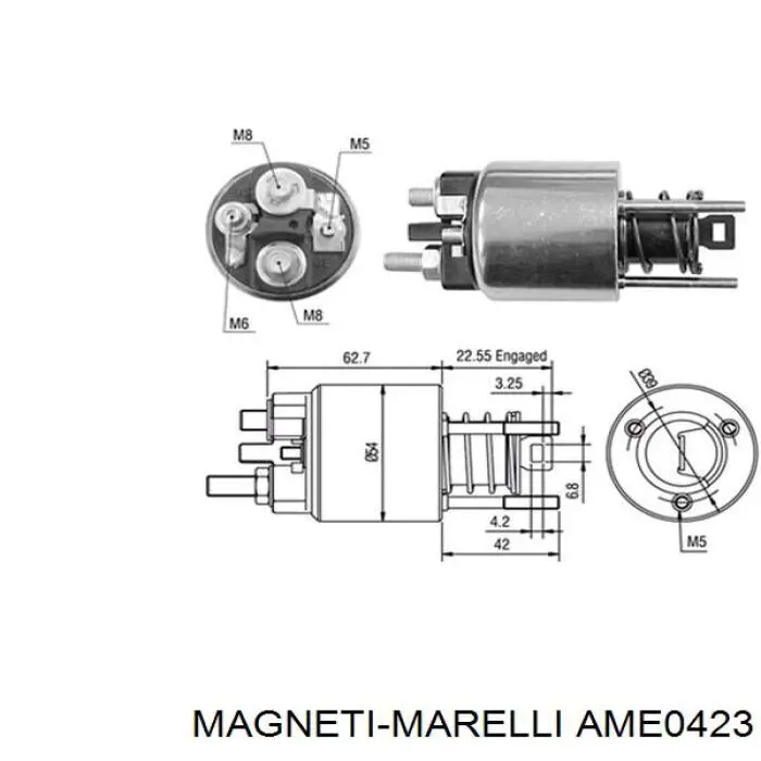 Контактор Magneti Marelli AME0423 ціна, від 25.95 USD