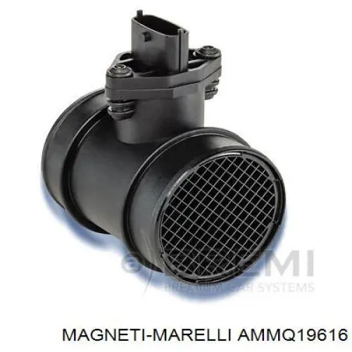 Датчик потоку (витрати) повітря, витратомір MAF - (Mass Airflow) AMMQ19616 Magneti Marelli