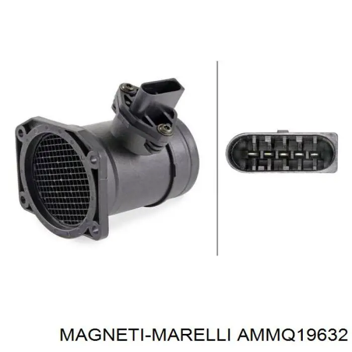 Датчик масової витрати повітря Magneti Marelli AMMQ19632 ціна, від 60.03 USD